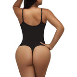 Super Sale V Neck Spaghetti Strap Bodysuit Compression Body Suits