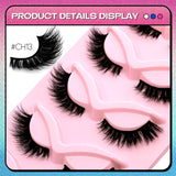 Cat Eye Lashes Faux Mink Eyelashes Natural Long Winged