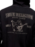 TRUE RELIGION Buddha Logo Zip Hoodie Sweatshirt