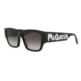 ALEXANDER MCQUEEN Black Grey Sunglasses