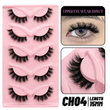 Cat Eye Lashes Faux Mink Eyelashes Natural Long Winged