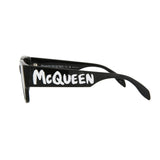 ALEXANDER MCQUEEN Black Grey Sunglasses