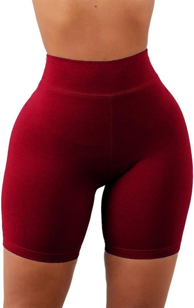 Women's Biker Shorts High Waisted Booty Workout Shorts