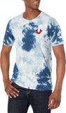 TRUE RELIGION Buddha Logo Crew Neck Tee, Ocean Waves