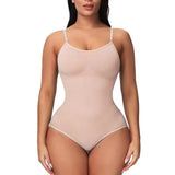 Super Sale V Neck Spaghetti Strap Bodysuit Compression Body Suits