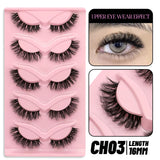 Cat Eye Lashes Faux Mink Eyelashes Natural Long Winged