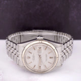 ROLEX 36mm Datejust Mens Steel Watch Jubilee Band Silver Dial 1601